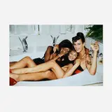 Roxanne Lowit, Three Models in a Tub, Paris, 1990, archival pigment print