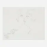 Eli Sudbrack, Untitled (Study for Eder + Gerard), 2003, ink on acetate