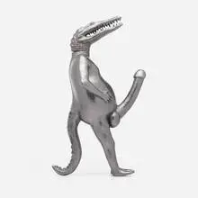 Jack Thompson, Crocodilius Erectus, glazed earthenware