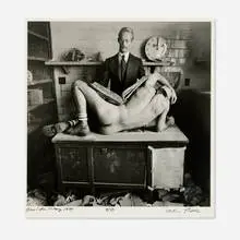 Arthur Tress, Blue Collar Fantasy, 1979, gelatin silver print