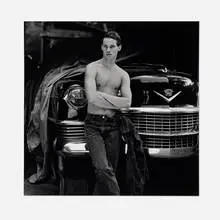 Howard Roffman, Charles with Cadillac, 1994, gelatin silver print