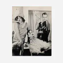 Three Queens by Robert Galster, c. 1955, gelatin silver print, sold Oct 2024