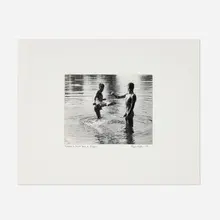 Angus Whyte, Christophe & Bruno dans la Dordogne, 1991, gelatin silver print