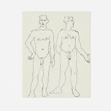 Russell Sharon, Untitled, c. 1995, ink on paper (double-sided)