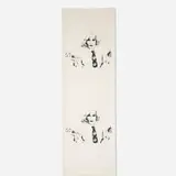 Christopher Makos, Andy Warhol in Drag (Wallpaper), c. 1980, screenprint on wallpaper