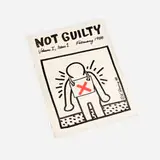 Keith Haring, Not Guilty magazine and ephemera, 1988, bound printed paper