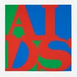 General Idea, AIDS (Wallpaper), 1988, screenprint in colors on wallpaper