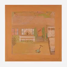 McDermott & McGough, Untitled, crayon on paper