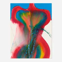 Lamar Briggs, Torso Dance, 1978-79, gouache on Arches