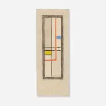 Burgoyne Diller, Untitled (13747), 1948, graphite and crayon on paper