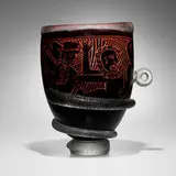 John Brekke, She Fell from a Star, 1993, hand-blown and acid-etched glass