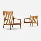 Milo Baughman, Archie chairs, set of two