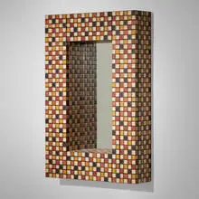 John Eric Byers, Mirror cabinet, 2000, lacquered wood, mirrored glass