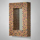 John Eric Byers, Mirror cabinet, 2000, lacquered wood, mirrored glass