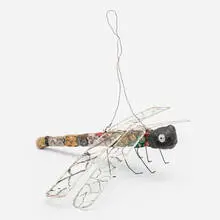 Dragonfly by Mr. Imagination, 2003, mixed media, sold Oct 2022