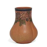 Elizabeth N. Lincoln for Rookwood Pottery, porcelain Decorated Mat glaze vase