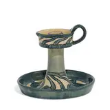 Sally Shepherd Holt for Newcomb College, earthenware candlestick / chamberstick