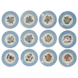 Decorated Porcelain luncheon plates by Arthur Conant for Rookwood Pottery, sold Jun 2022
