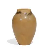 Charles S. Todd for Rookwood Pottery, earthenware incised and painted Decorated Mat glaze vase