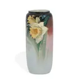 Mae Timberlake for Weller Pottery, rare artist signed late Eocean earthenware vase
