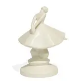 porcelain Art Deco figure of a ballerina by Rookwood Pottery, sold Jun 2022
