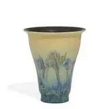 John Wesley Pullman for Rookwood Pottery, porcelain Decorated Mat glaze vase