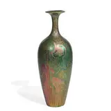Jacques Sicard for Weller Pottery, Jacques Sicard for Weller Pottery Co. tall Sicard earthenware vase