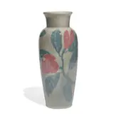 tall Decorated Porcelain vase by Elizabeth Barrett for Rookwood Pottery, sold Jun 2022