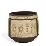 Claywood earthenware jardiniere by Weller Pottery, sold Jun 2022