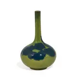 earthenware Sea Green glaze vase by Artus Van Briggle for Rookwood Pottery, sold Jun 2022
