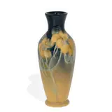 colorful earthenware Iris glaze vase by Rose Fechheimer for Rookwood Pottery, sold Jun 2022