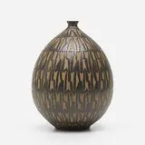 Clyde Burt, vessel, c. 1965, glazed earthenware