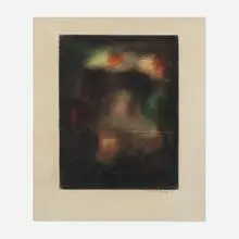 Carl Holty, Untitled, 1938, pastel and graphite on paper