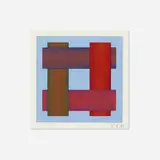 Richard Anuszkiewicz, Untitled, 1986, screenprint in colors