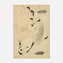 Charles Biederman, Untitled, 1937, ink on paper