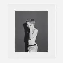 Boy with Shell by Collier Schorr, 2005, gelatin silver print flush-mounted to board, sold Nov 2020