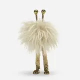 Drippy Longstalking by The Haas Brothers, 2019, New Zealand longwool lambskin, cast bronze, sold Nov 2020