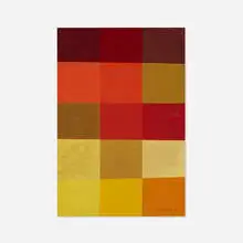 Cliff F. Harmon, Non Objective #18, 1949, oil on board