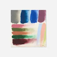 Friedel Dzubas, House (Sketch), c. 1982, Magna acrylic on canvas