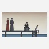Will Barnet, Old Man's Afternoon, 1975-79, oil on canvas