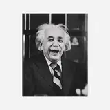 Ruth Orkin, Einstein at Princeton Luncheon