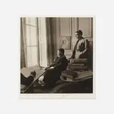 Horst P. Horst, Carl Erickson Drawing Gertrude Stein and Horst, Paris