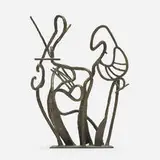 Marie Zoe Greene-Mercier, Orpheus and Eurydice, c. 1965, bronze