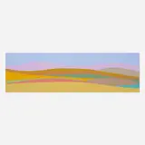 Cliff F. Harmon, Earth Forms #7, c. 1970, acrylic on canvas