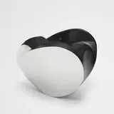 Rolling Volume by Ron Arad, 1989 / 1991, patinated steel, mirror-polished stainless steel, sold Sep 2020