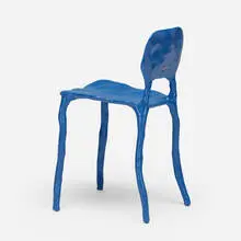 Clay chair by Maarten Baas, 2006, synthetic clay over metal frame, sold Sep 2020