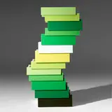 Shay Alkalay and Raw Edges, Stack-13 Drawers, 2008, lacquered plywood