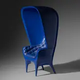 Jaime Hayón, Showtime armchair, 2006, lacquered fiberglass, leather
