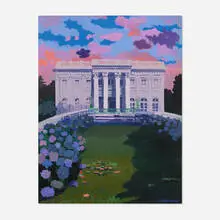 Daniel Heidkamp, Pink Marble, 2017, oil on linen