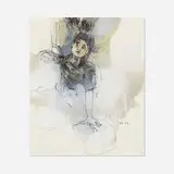 Hernan Bas, Popular Science Dictator, 2008, graphite, charcoal, pastel, acrylic, and airbrush ink on paper